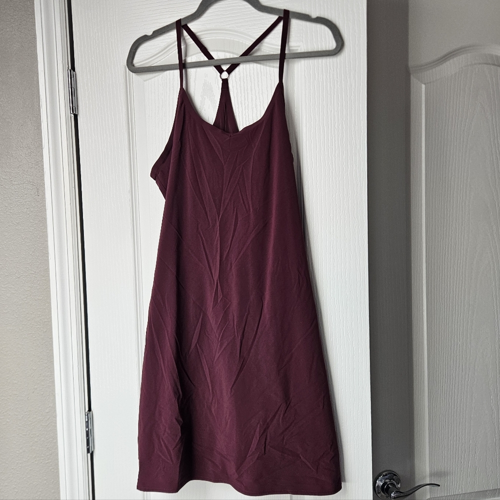 Outdoor Voices Burgundy Tennis Dress